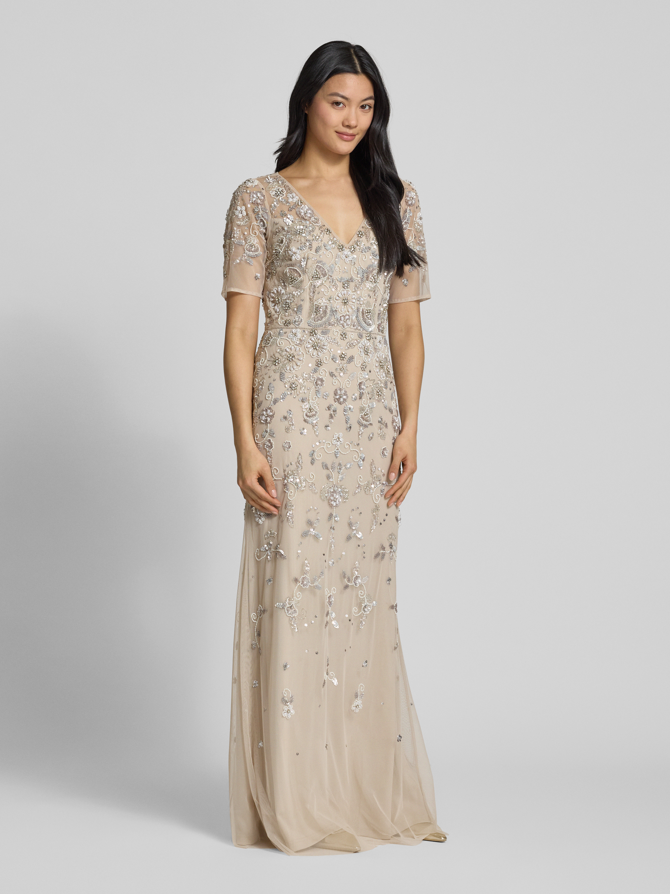 Formal Gowns Adrianna Papell Grey Dress Clearance Adrianna Papell Cocktail  Dresses Store Adrianna Papell Platinum Bridesmaid