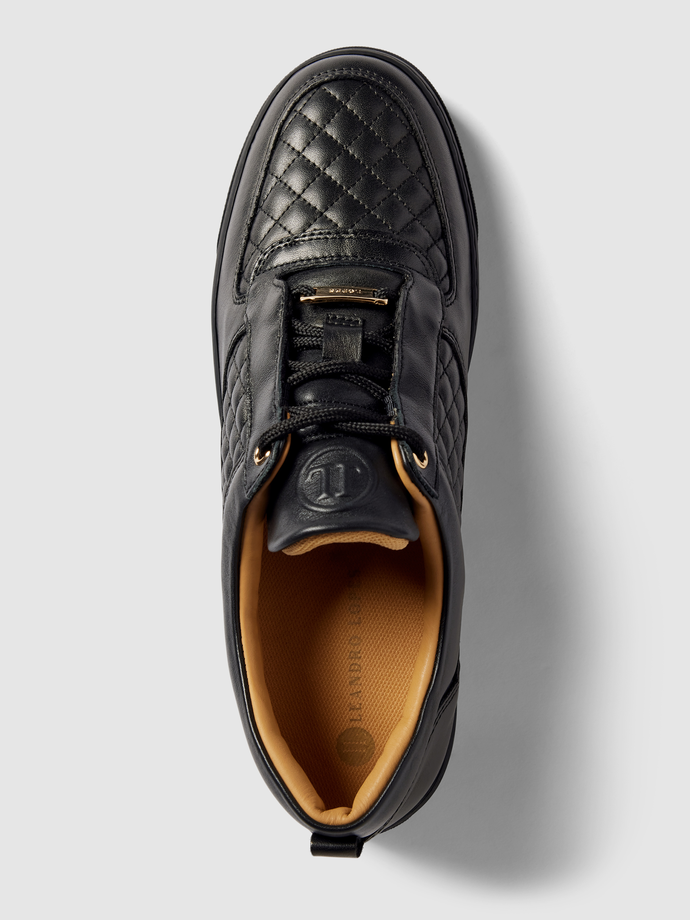 Leandro Lopes Sneaker aus Leder in black (black) online kaufen