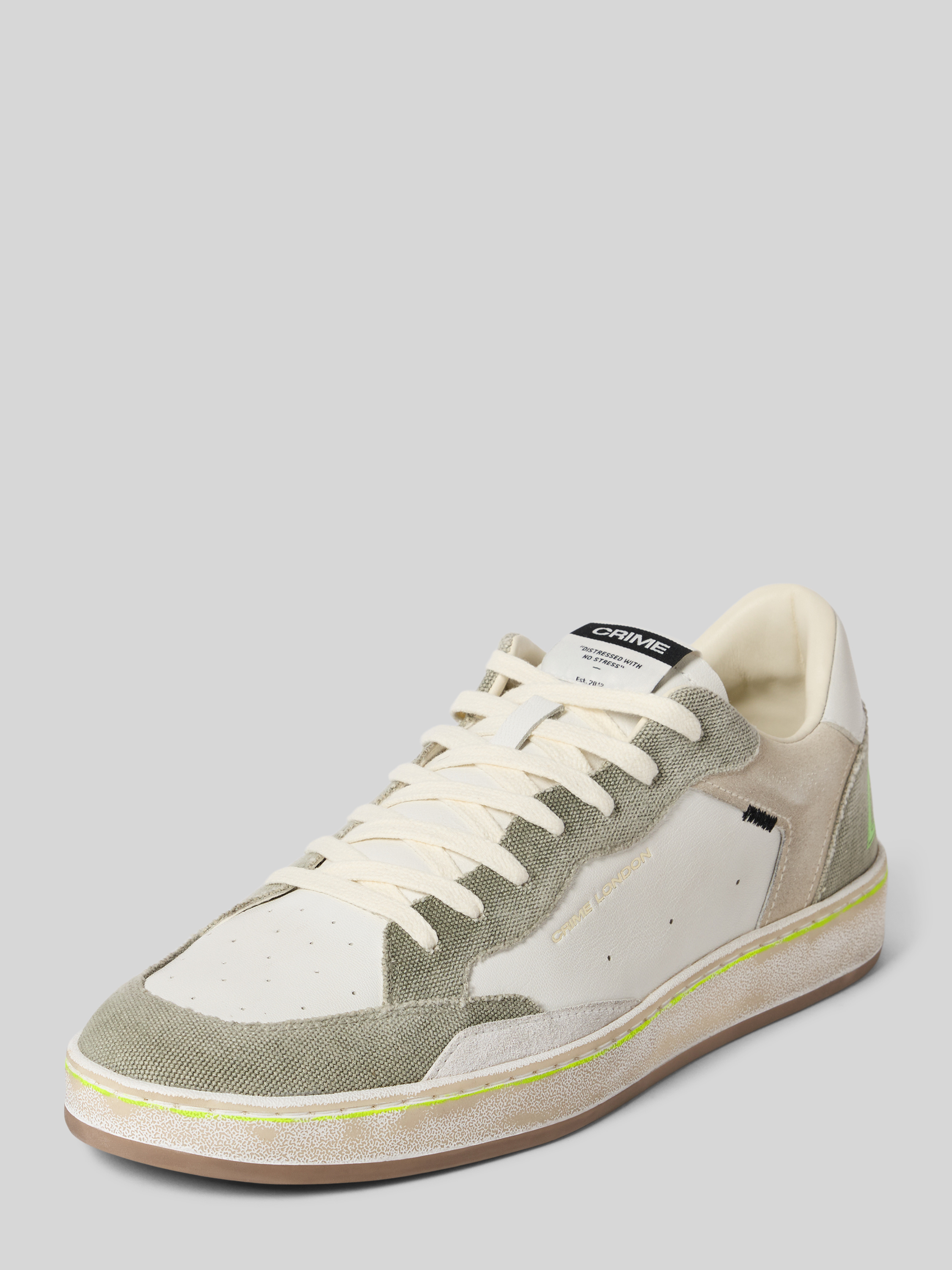 　0527 Kup online Crime London Sneakersy z naszywką z logo model