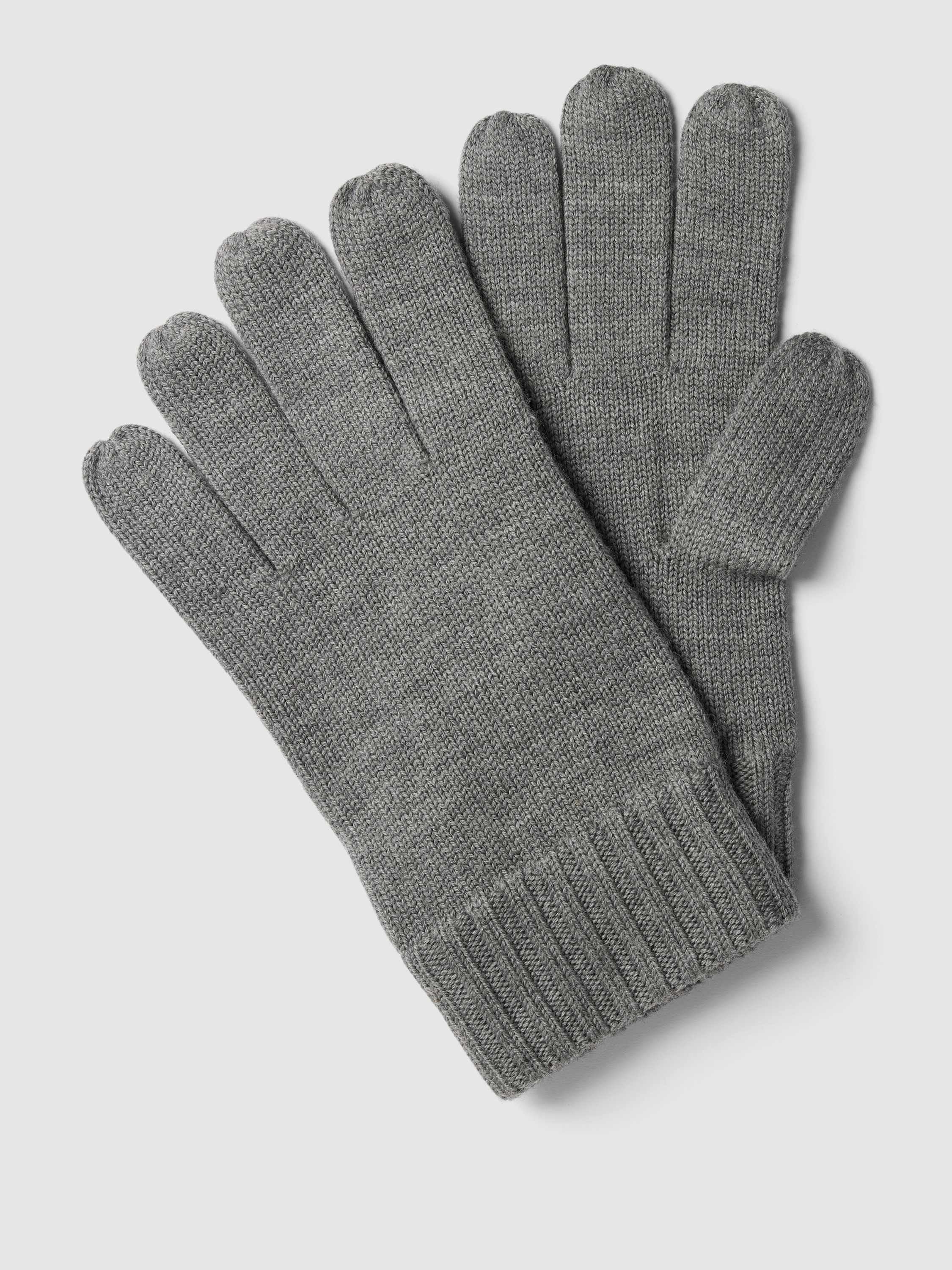 Polo Ralph Lauren Handschuhe mit gerippten Abschlssen (mittelgrau melange)  online kaufen