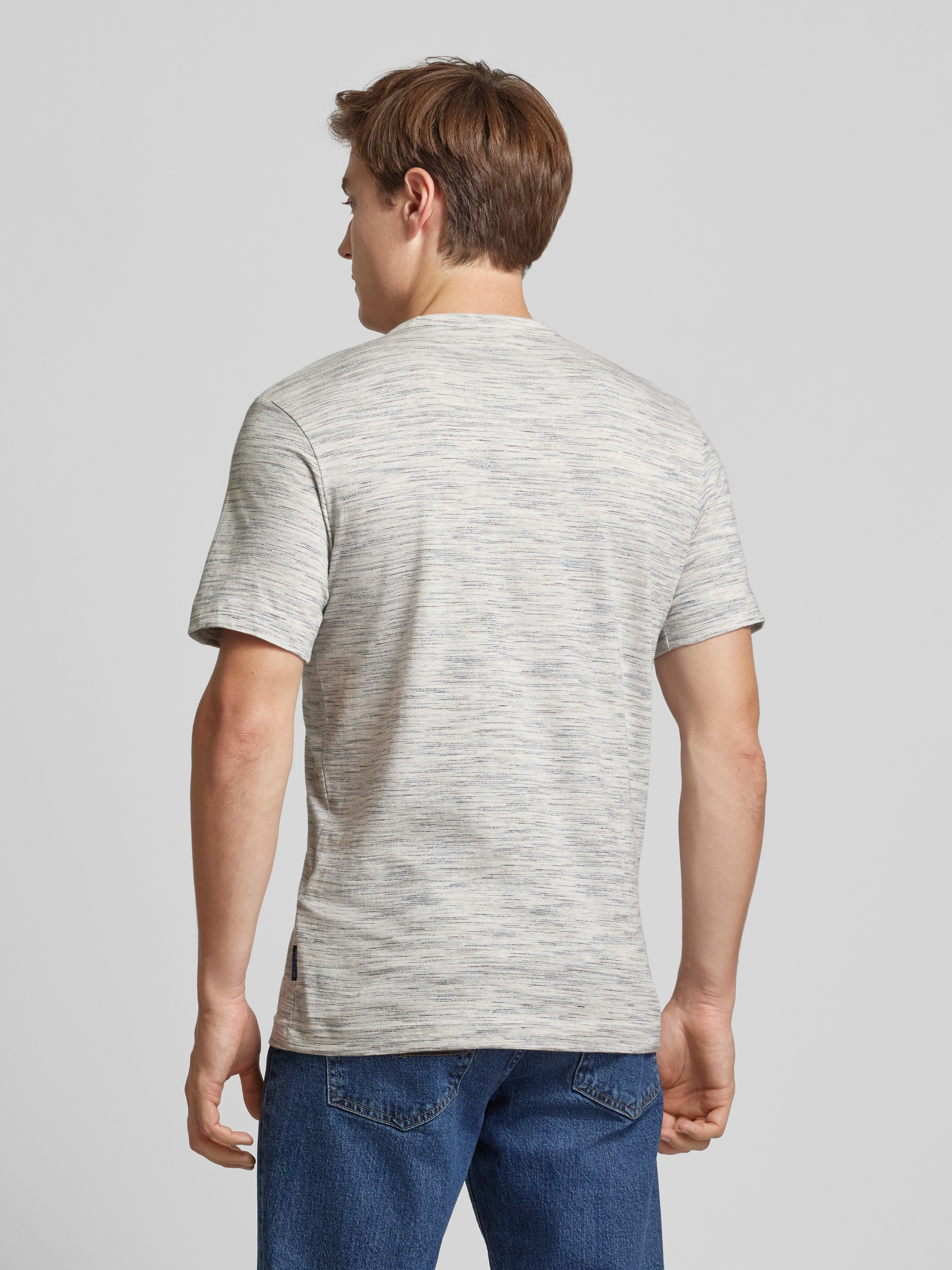 TOM TAILOR Herren T-Shirt Mit Brusttasche – Regular Fit, Aus Strukturiertem Stoff – Für Frühling & Sommer