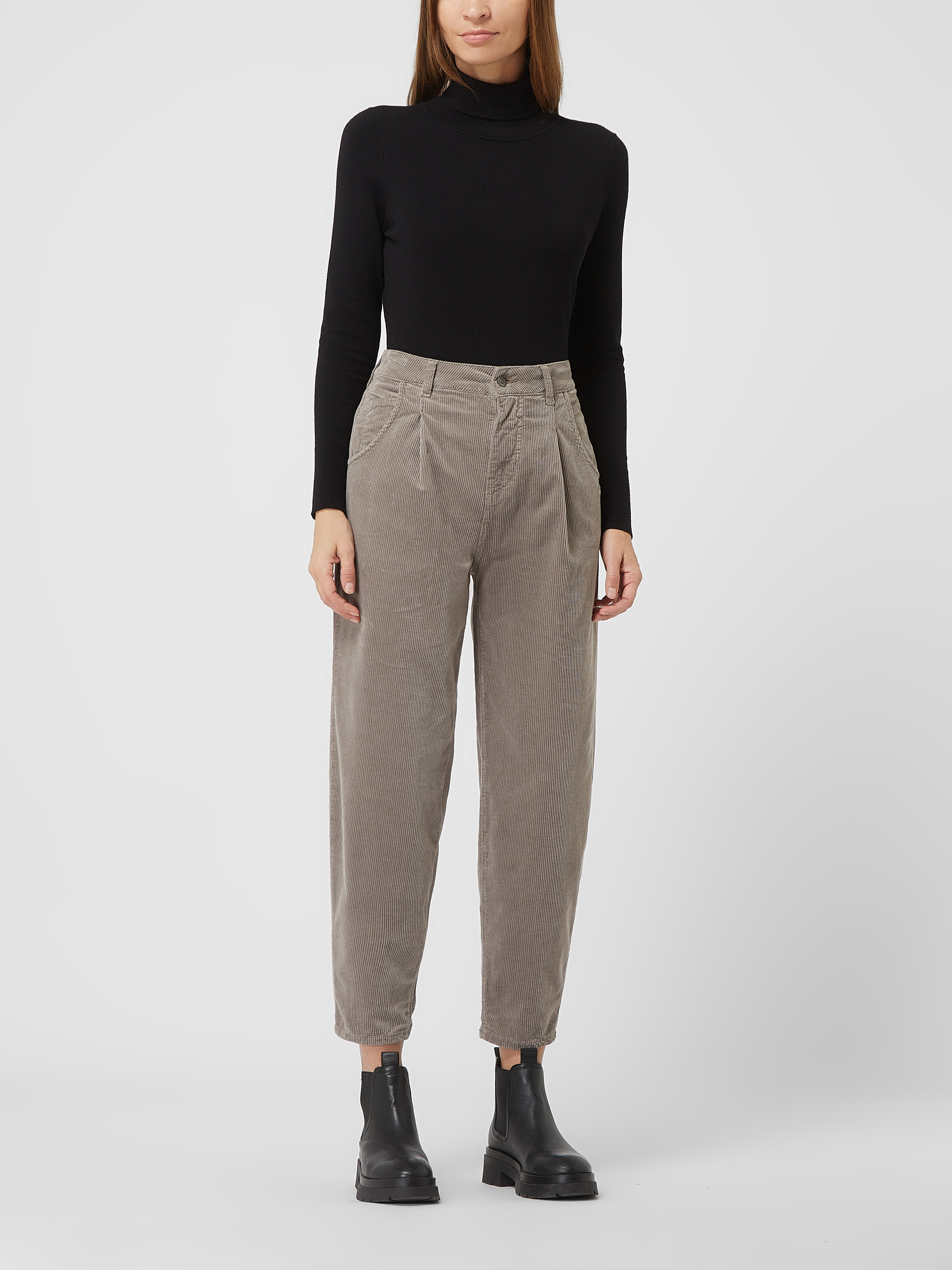 【SATIIIZ】Levid Corduroy Fold Balloon Pants SATIIIZ】Levid Corduroy Fold Balloon Pants