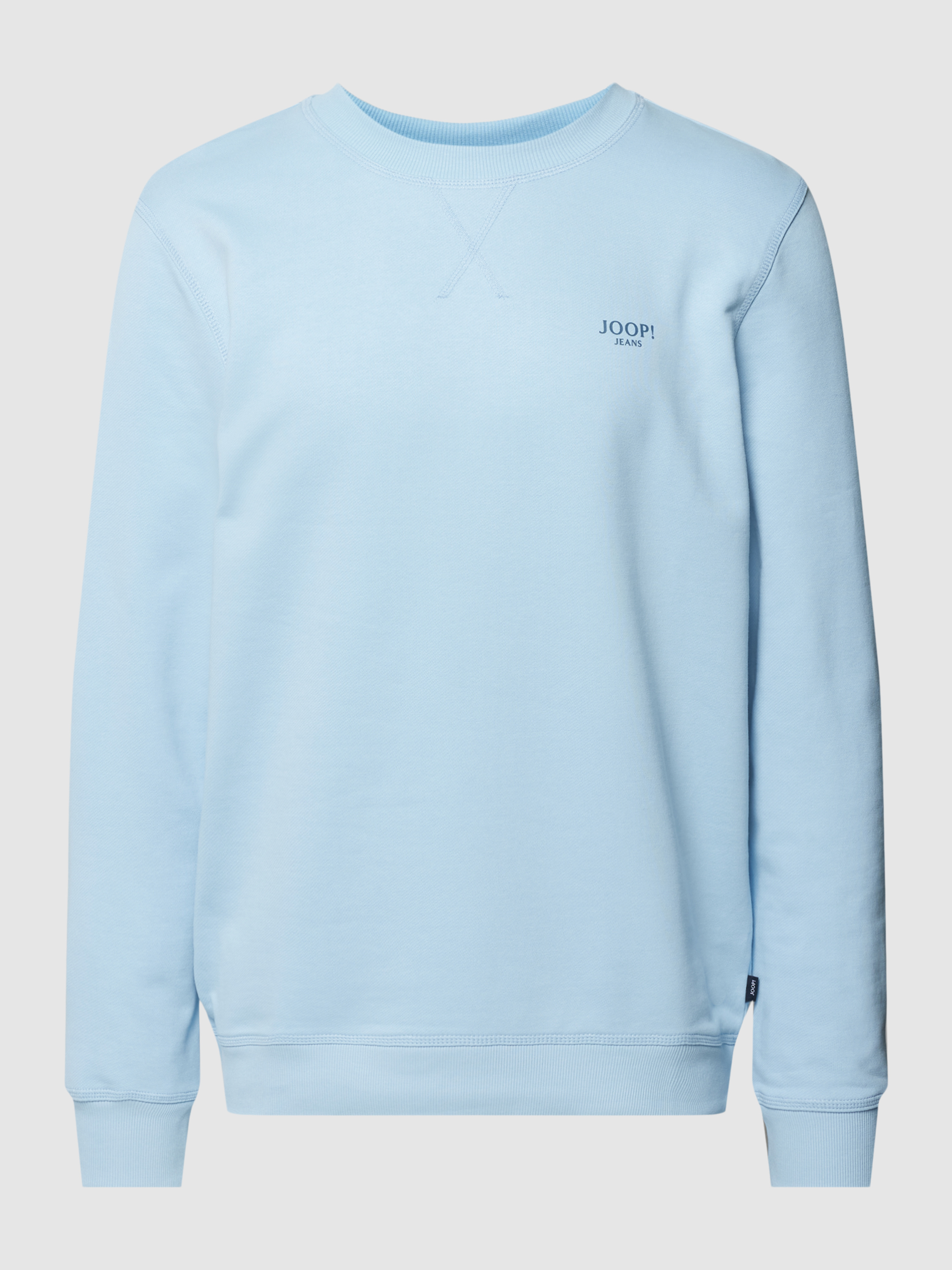JOOP! Jeans Sweatshirt mit Label-Print Modell 'Salazar' (hellblau