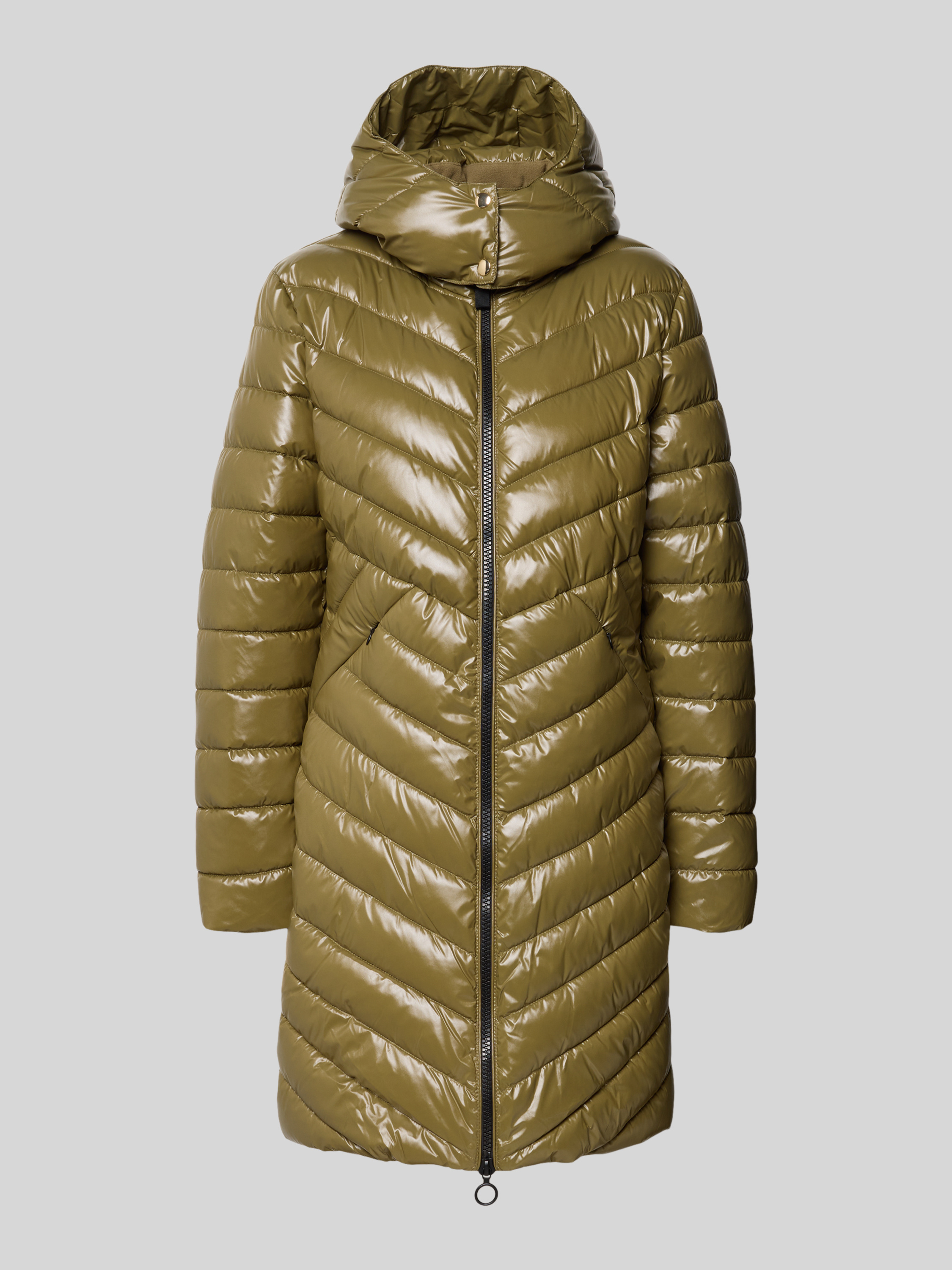 Christian Berg Woman Selection Steppmantel mit Kapuze (oliv