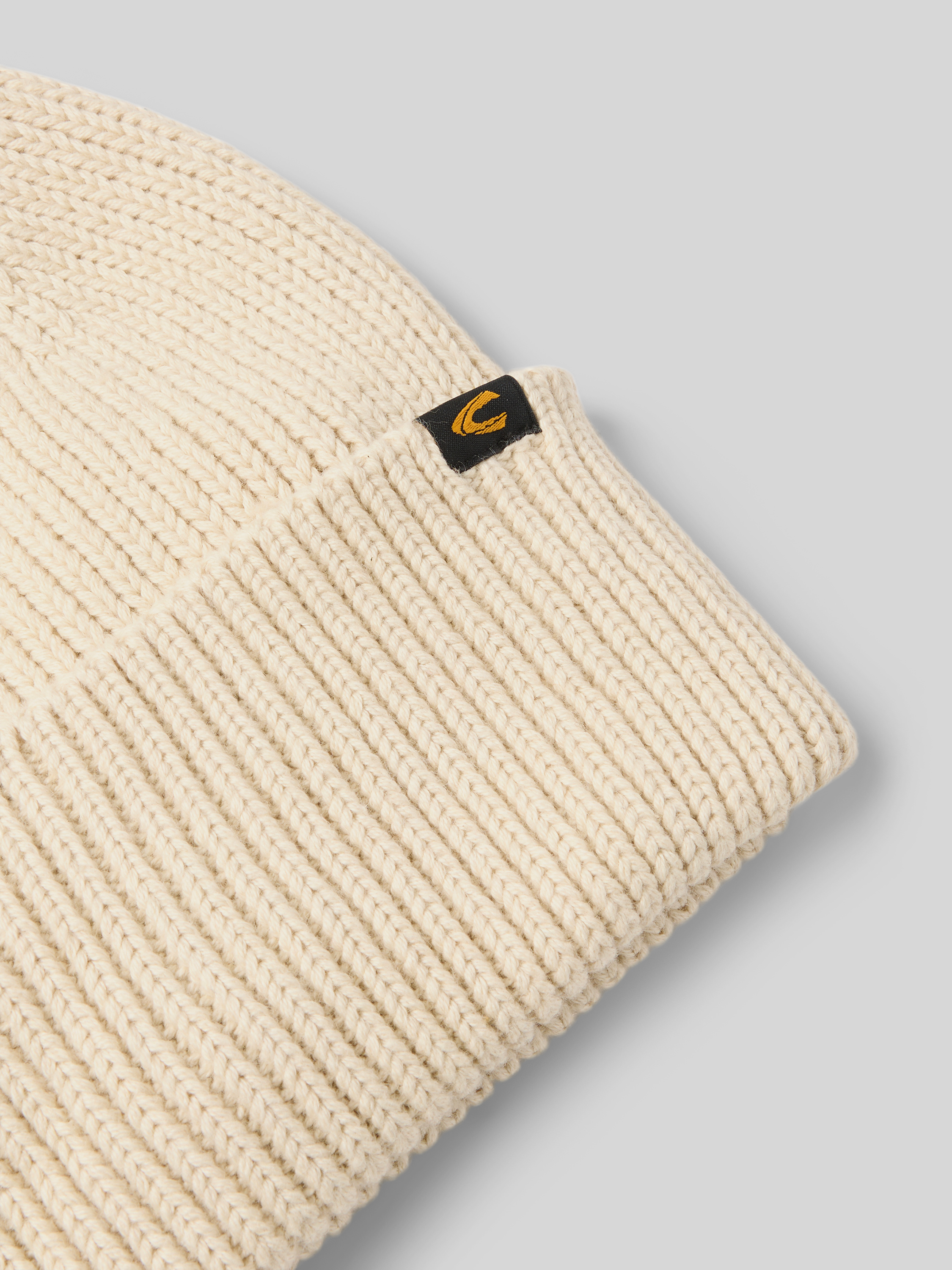 camel active Beanie aus Baumwoll-Kaschmir-Mix (offwhite) online kaufen