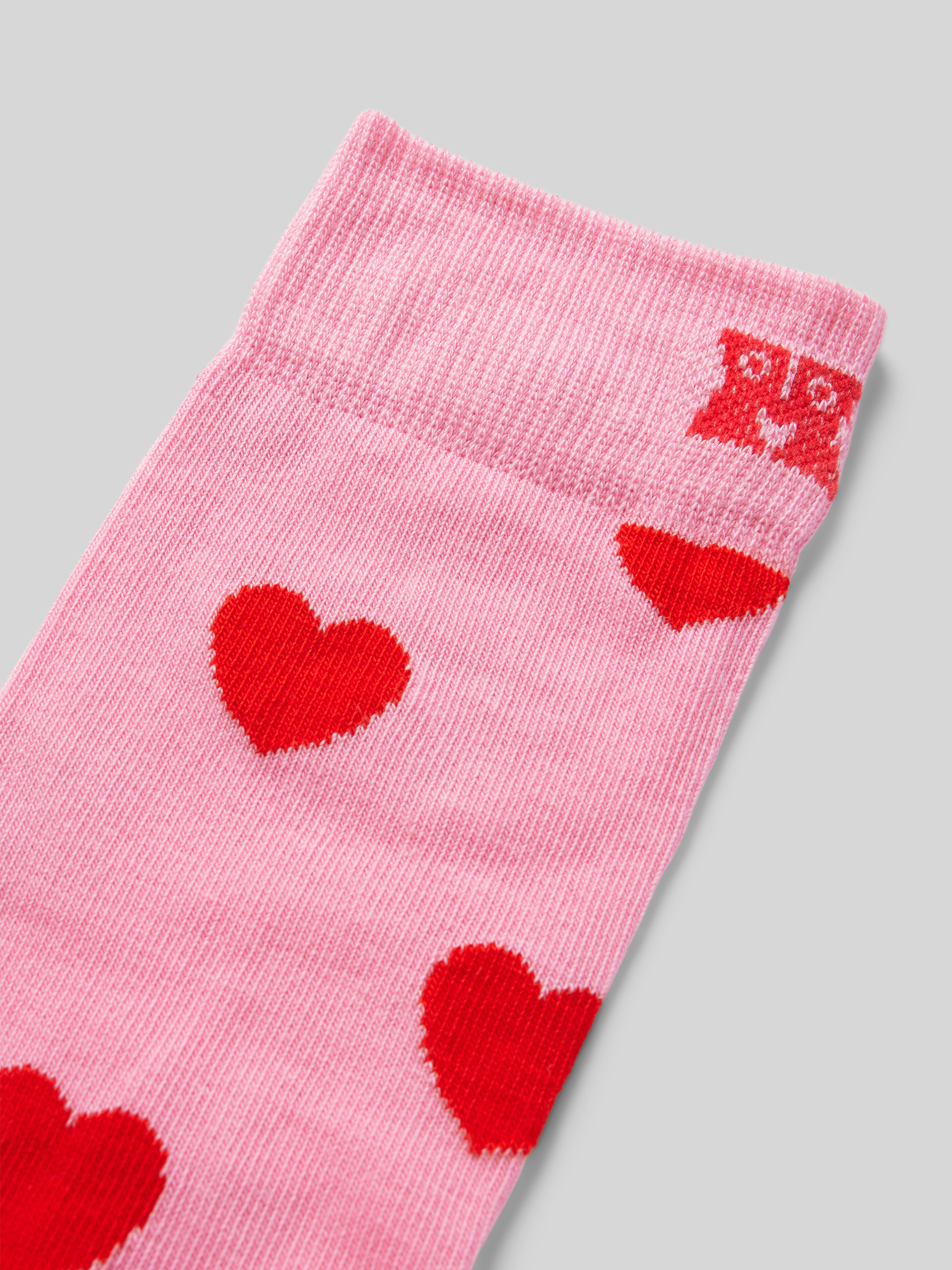 Happy Socks Herz-Socken – Mit Herz-Motiv, Größe 41-46, Aus Gekämmter Bio-Baumwolle
