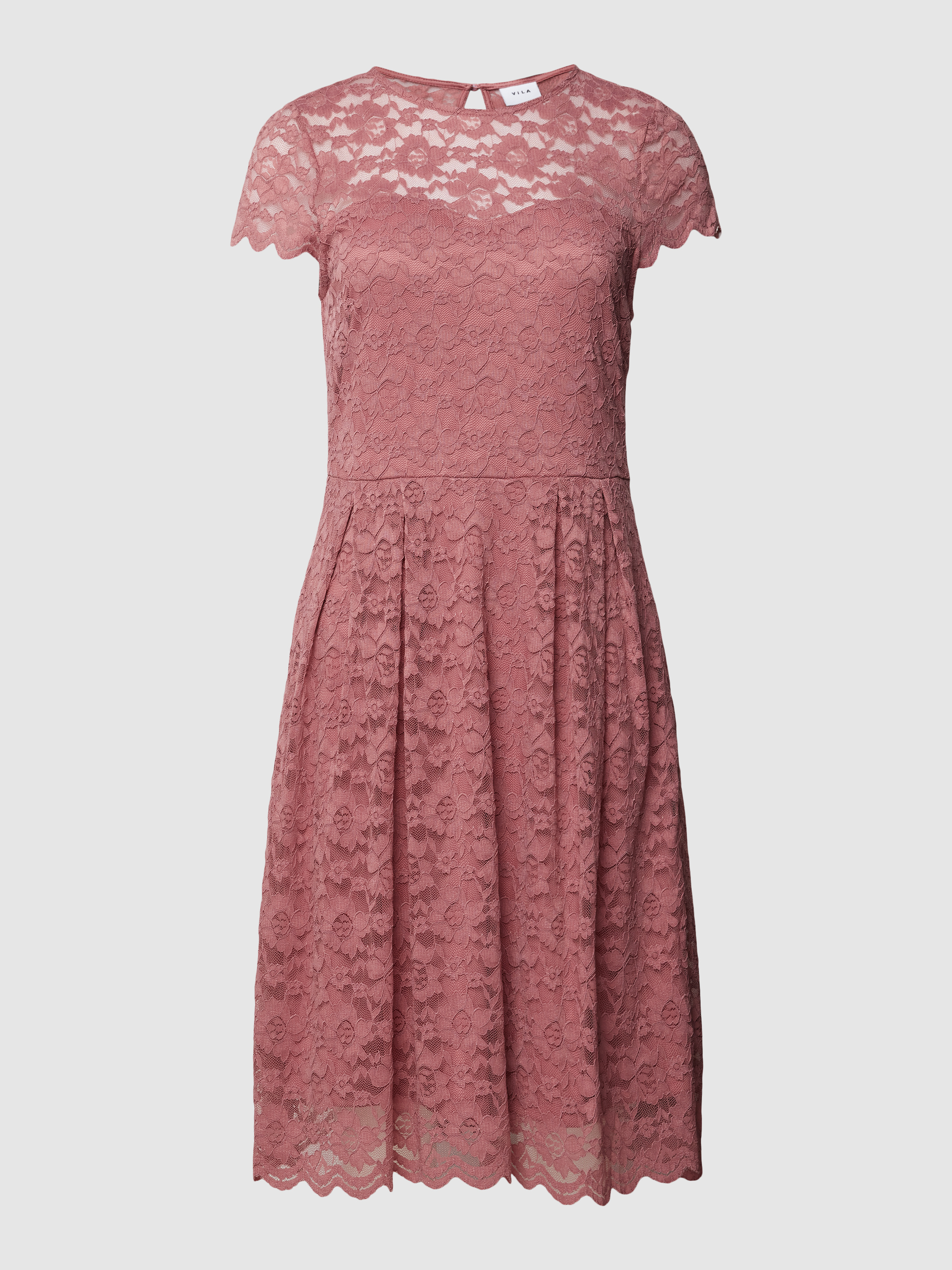 Spitzenkleid Altrosa