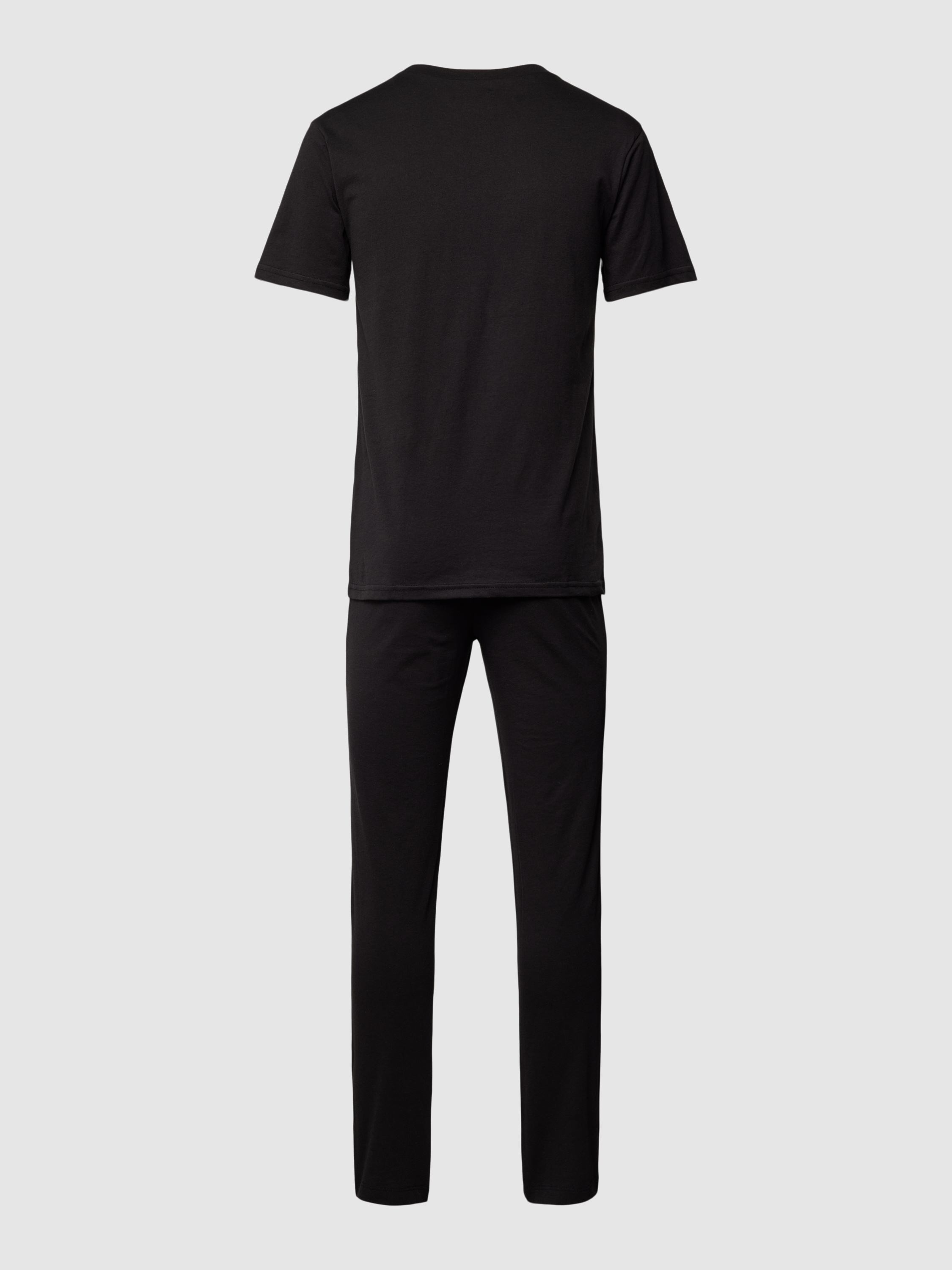 Jack Jones Pyjama mit Label-Print Modell 'JAMES' (black) online