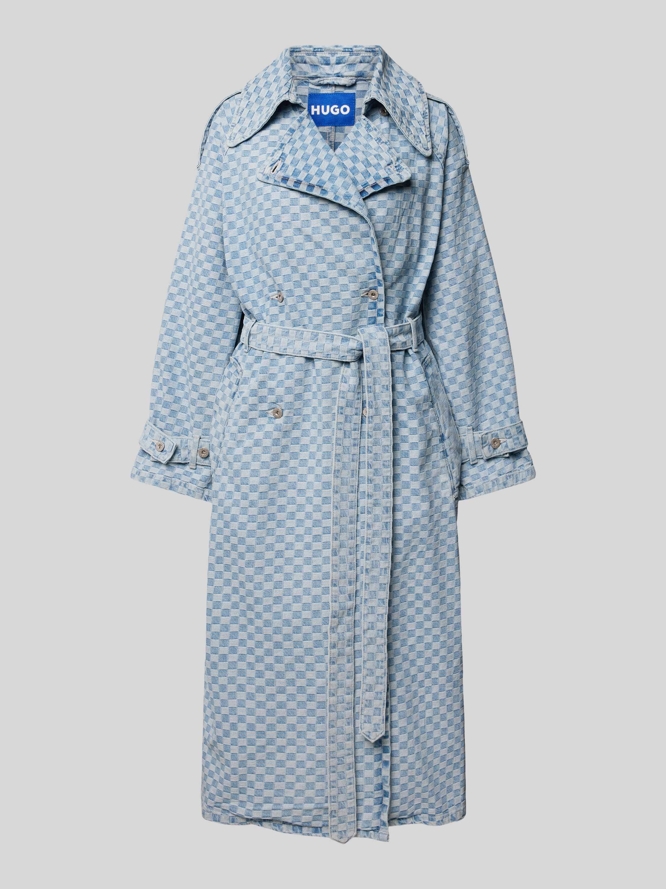 JJXX denim trenchcoat dark blue denim