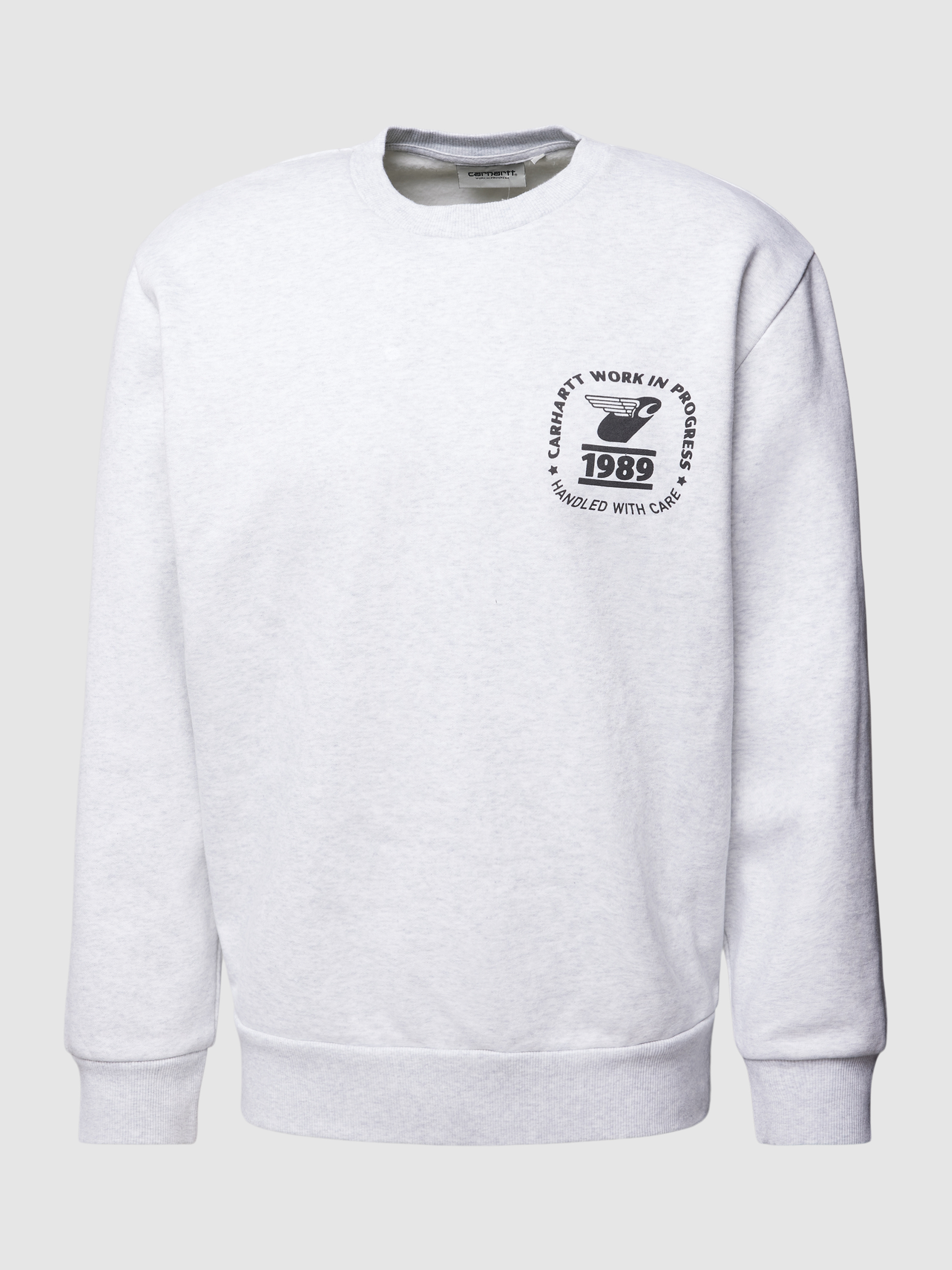 Carhartt Work In Progress Sweatshirt mit Label-Print Modell 