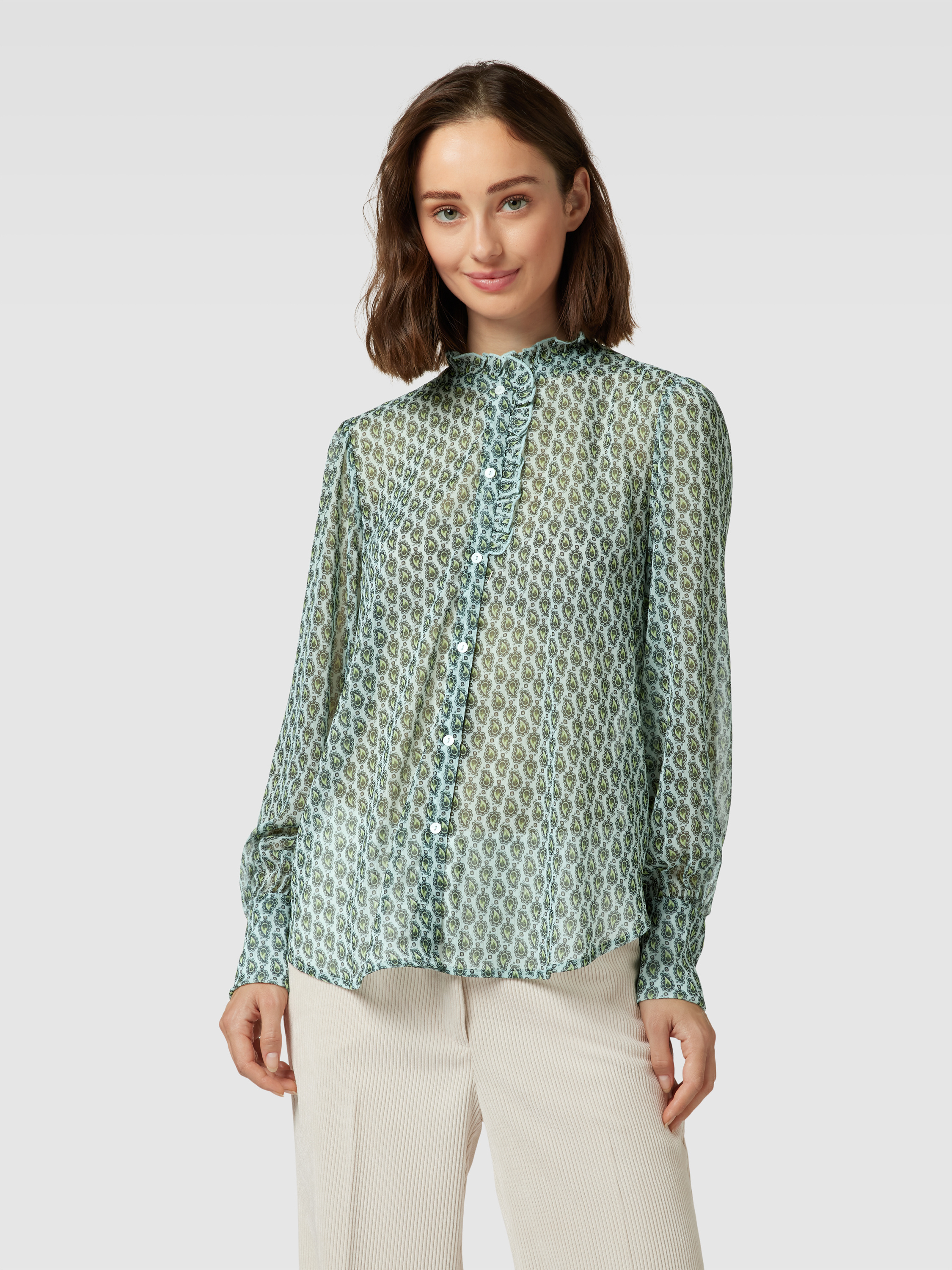 Dames Blouse met pofmouwen | MS Mode