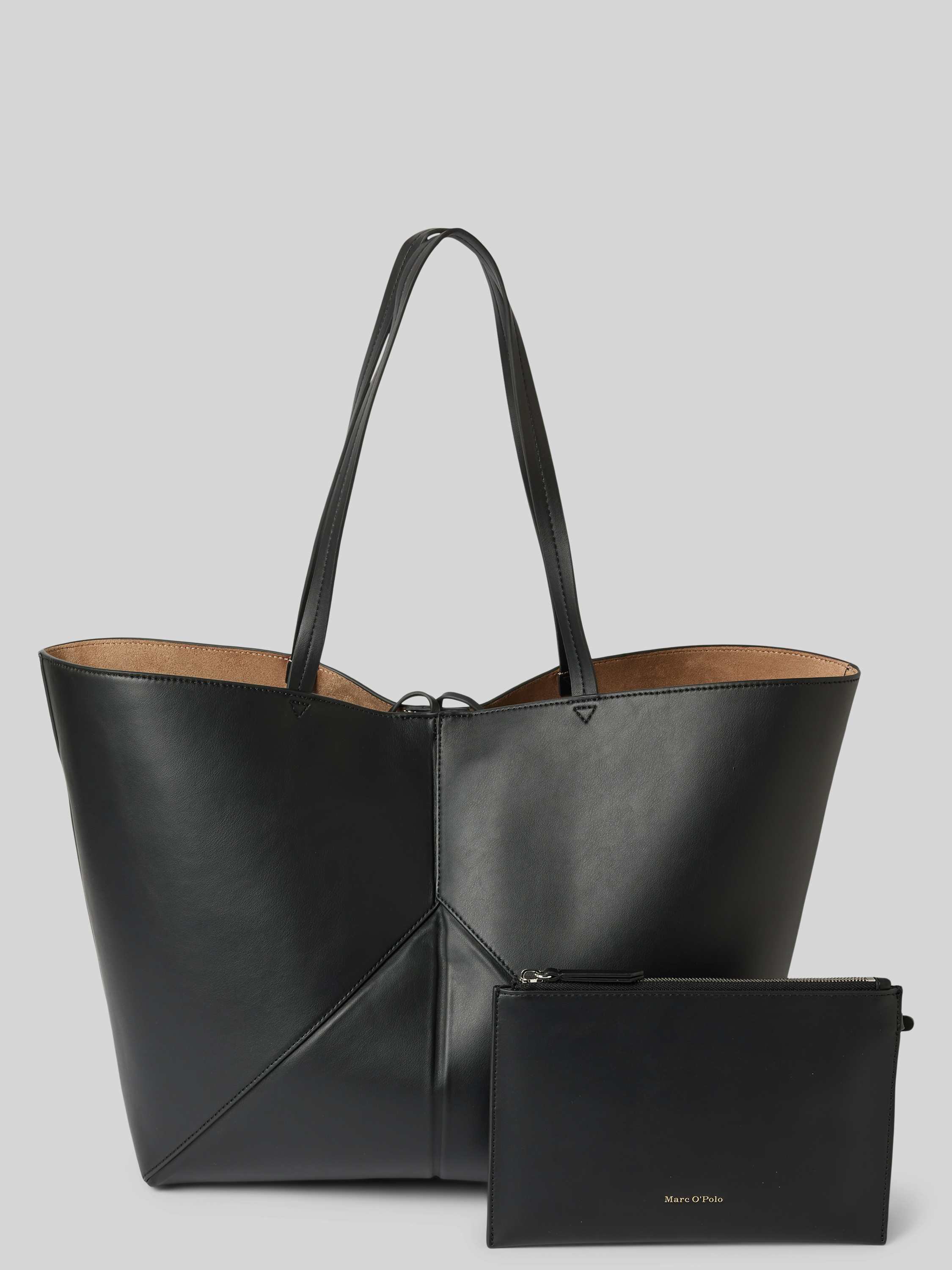 Black Marc O Polo Shopper Marc O'Polo Shopper Van Een Leren