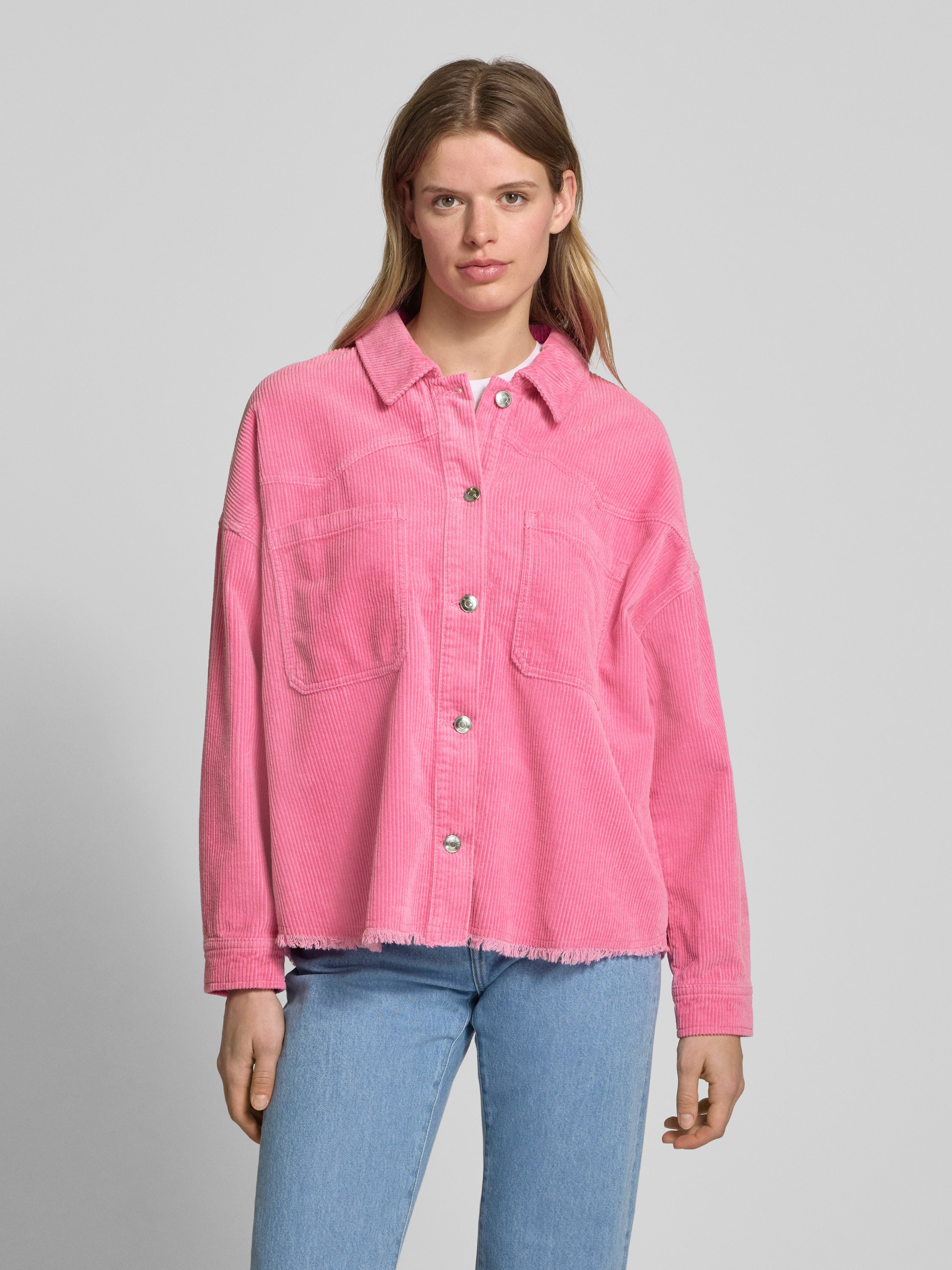 ONLY Oversized Hemdjacke aus reiner Baumwolle Modell 'LATY-BITTEN