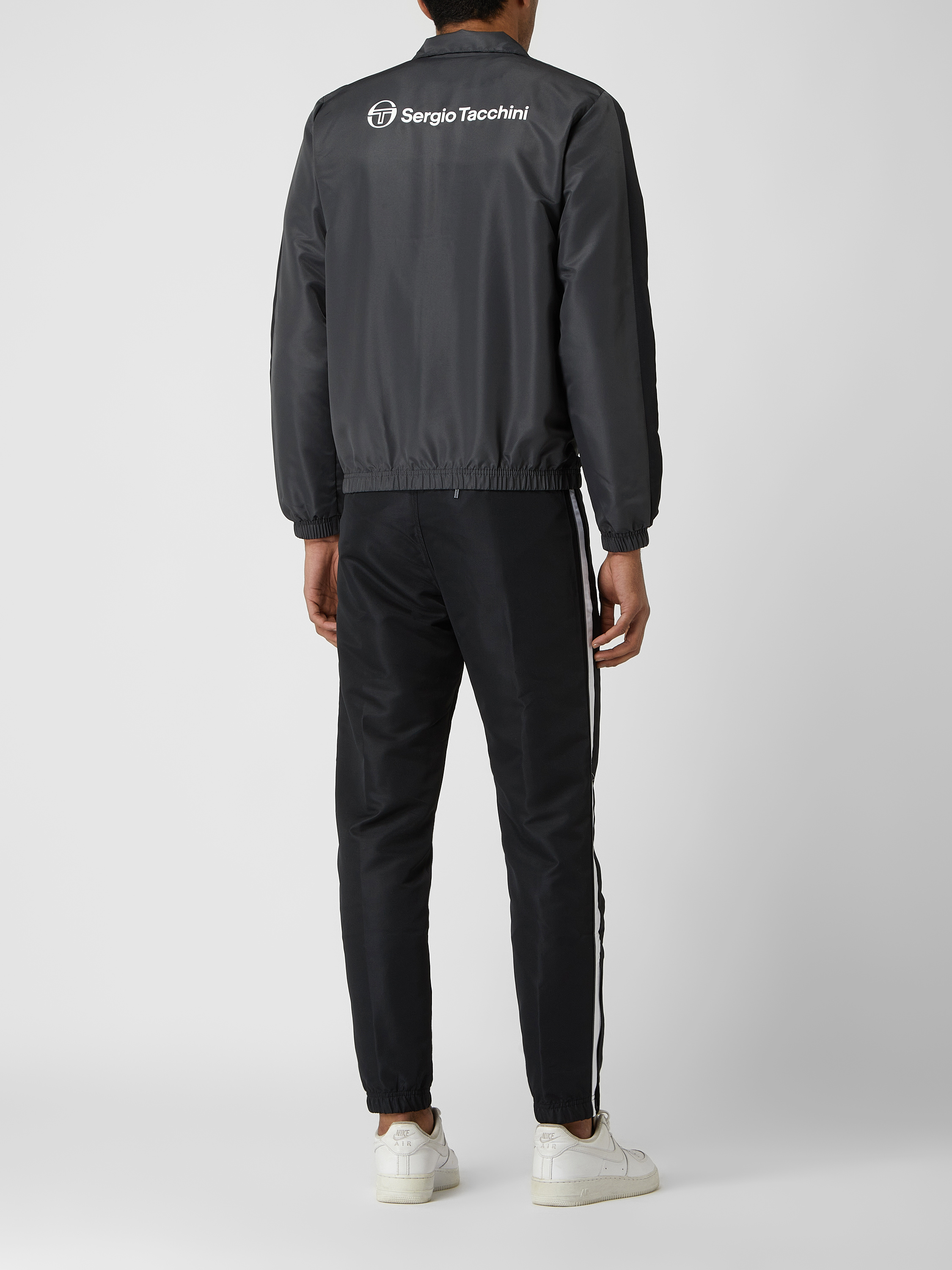 Sergio Tacchini Trainingsanzug mit Kontrastdetails Modell 'Agave'  (anthrazit) online kaufen