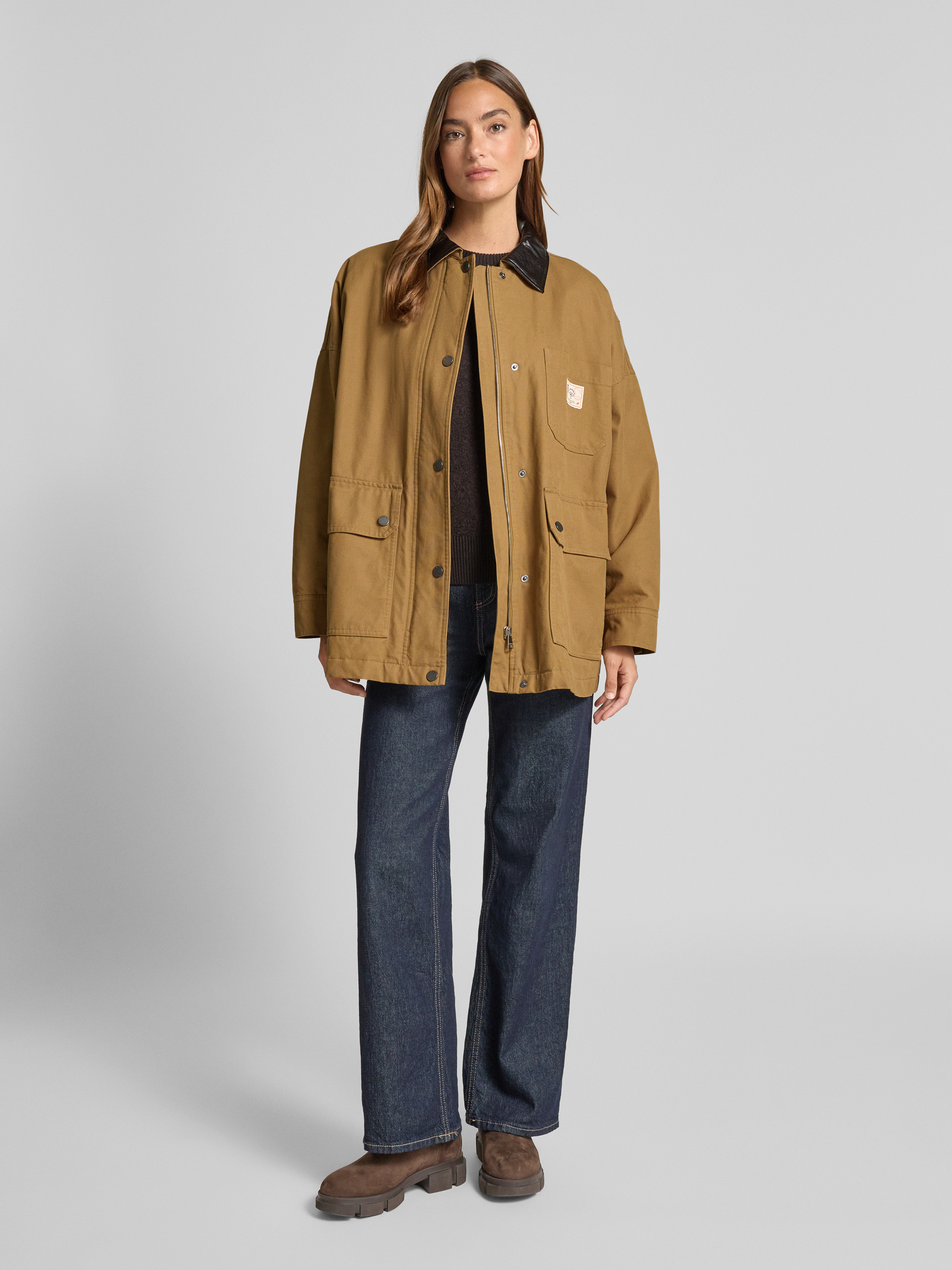 Weekend Max Mara Oversized jack van zuiver katoen, model 'BOZEN