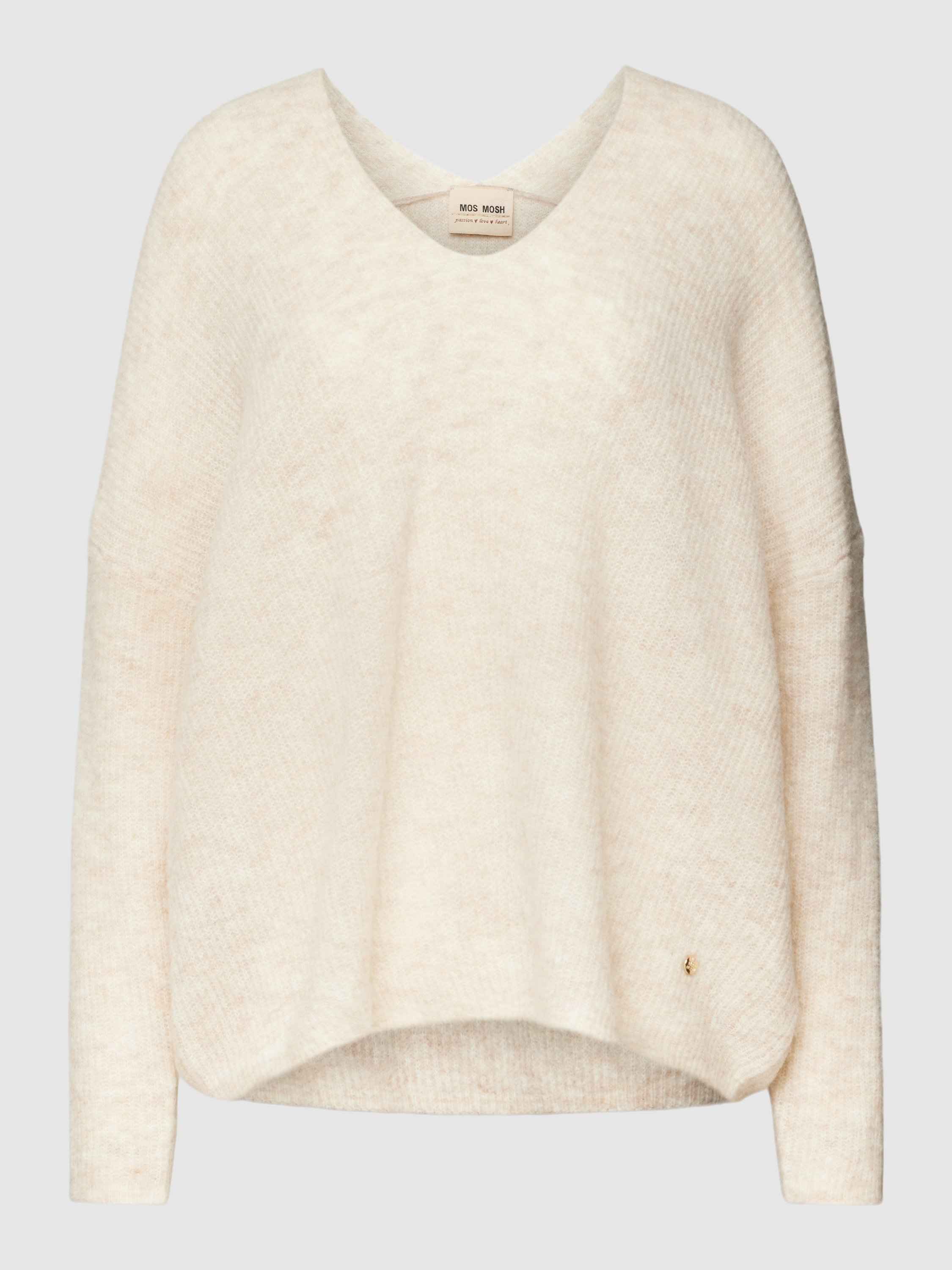 MOS MOSH Strickpullover mit überschnittenen Schultern Modell 'Thora ...