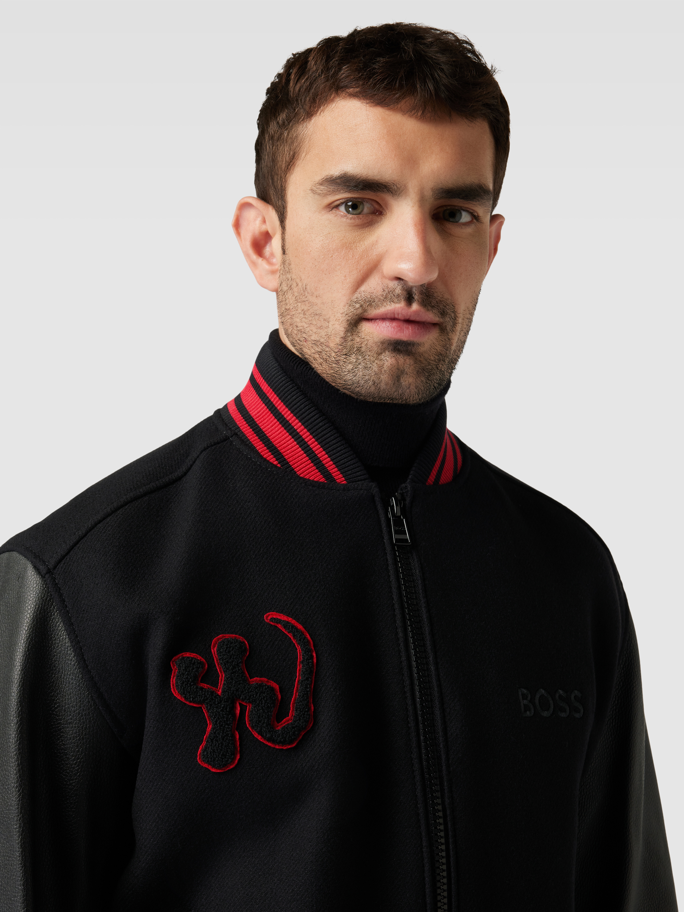 Daunenjacke Hugo Boss Outlet Winterjacken BOSS College-Jacke In