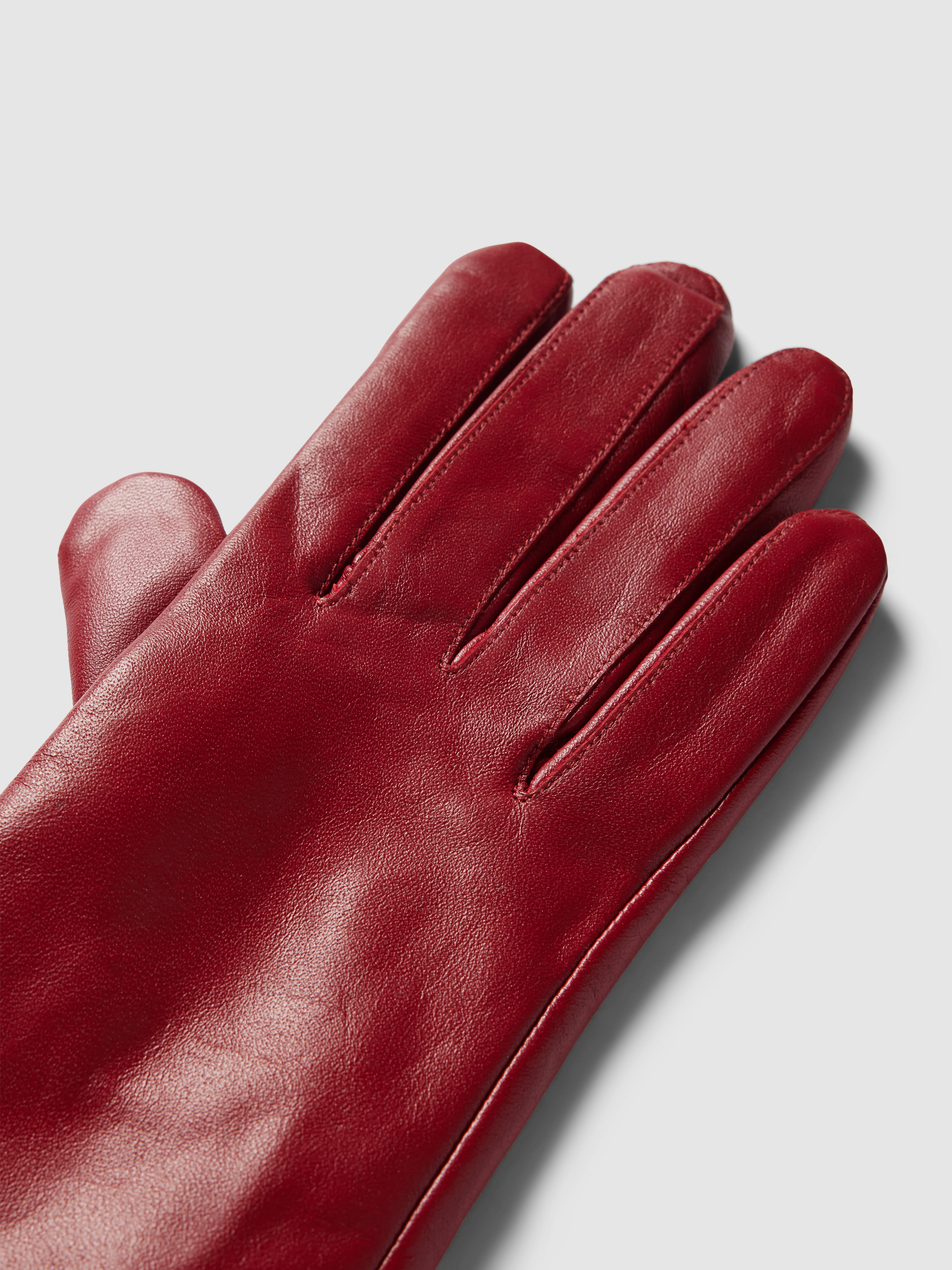 Weikert-Handschuhe Lederhandschuhe aus Lammnappa in navy (dunkelrot) online  kaufen