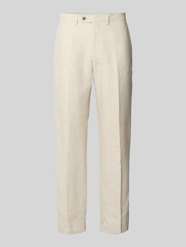 Christian Berg Men - Leinenhose mit Gesäßtaschen