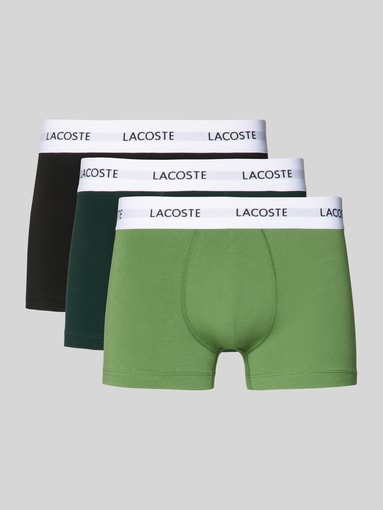 Lacoste - Trunks im 3er-Pack aus Baumwoll-Mix