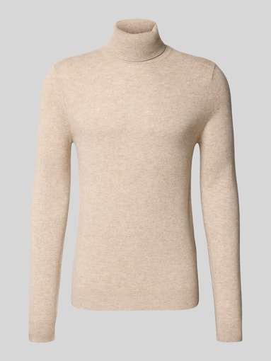 MCNEAL - Regular Fit Rollkragenpullover aus Woll-Mix mit Kaschmir-Anteil