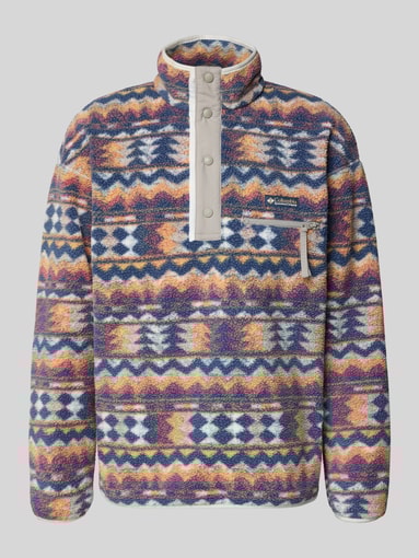 COLUMBIA - Regular Fit Pullover mit Logo-Patch