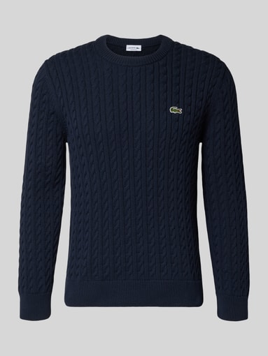 Lacoste - Regular Fit Strickpullover aus Baumwoll-Mix