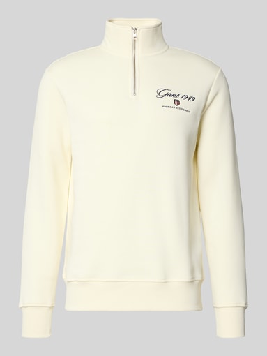Gant - Sweatshirt mit Stehkragen und Reißverschluss