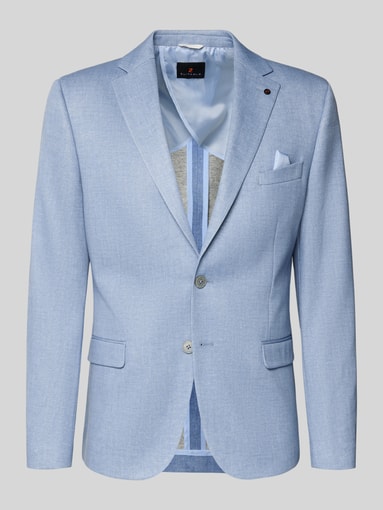 Zuitable - Slim Fit 2-Knopf-Sakko mit Pattentaschen Modell 'Nick'