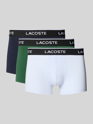 Lacoste - Trunks Baumwoll-Mix im 3er-Pack