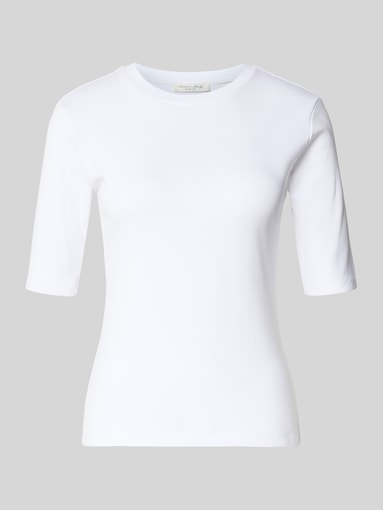 Christian Berg Woman - T-shirt o kroju slim fit w kroju rękaw o dł. 1/2