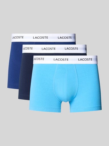 Lacoste - Trunks im 3er-Pack aus Baumwoll-Mix