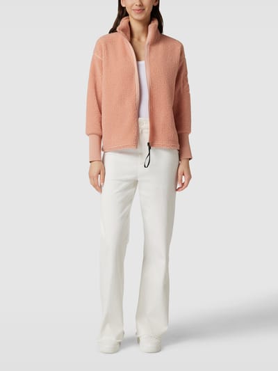 Damen Fleecejacke Mit Kapuze | Teddyfleece | Winterjacke Warm | Elegant