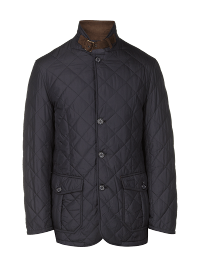 Barbour Quilted Lutz Steppjacke mit Logo-Stickerei Marine 2