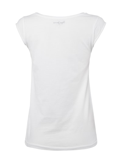 Pepe Jeans T-Shirt aus Baumwolle mit Logo-Stickerei Weiss 3