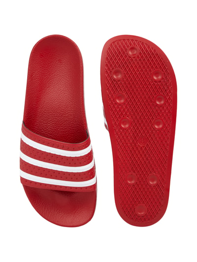 adidas Originals Adiletten mit Logo-Streifen Rot 4