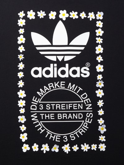 adidas Originals T-Shirt mit Label-Print und Logo Black 2