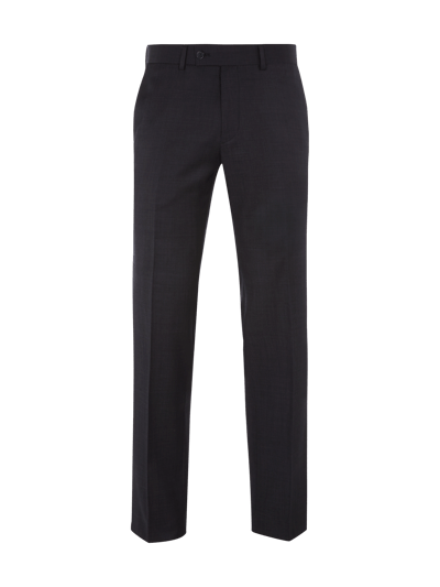 HECHTER PARIS Business Hose aus reiner Schurwolle Dunkelblau 1