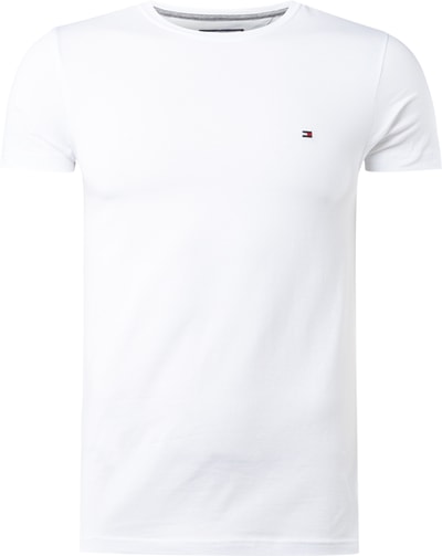 Tommy Hilfiger T-shirt z okrągłym dekoltem Biały 3