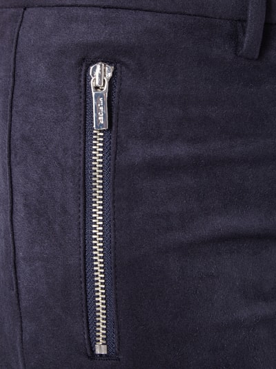 Tommy Hilfiger Hose in Velourslederoptik mit Zierreißverschlüssen  