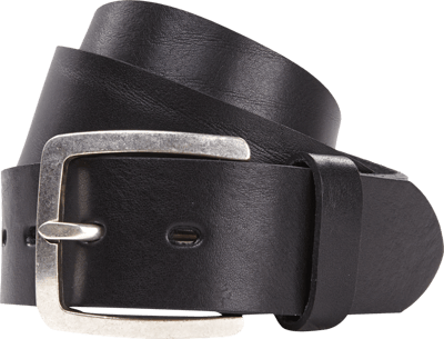 Lloyd Men's Belts Pasek skórzany ze sprzączką Czarny 4