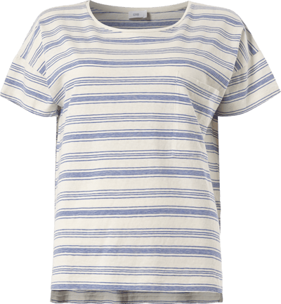 Closed T-Shirt mit Streifenmuster Blau 5
