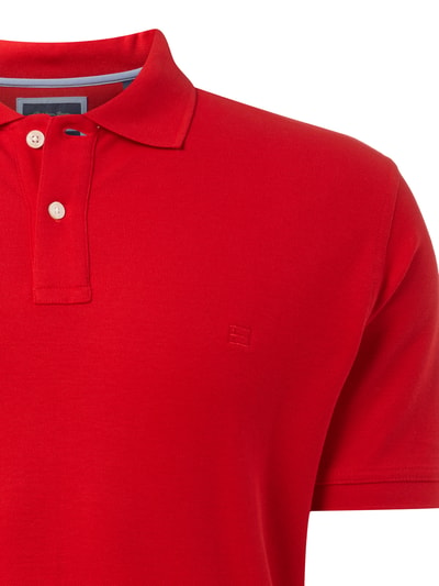Christian Berg Men Poloshirt aus reinem Baumwoll-Piqué
 Rot 2