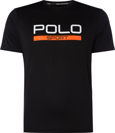 Black polo sport t shirt on sale