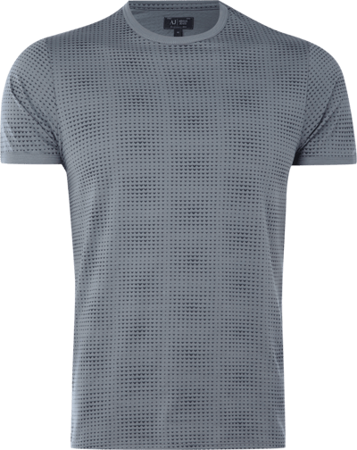 Armani Jeans T-Shirt mit Allover-Muster Mint 3