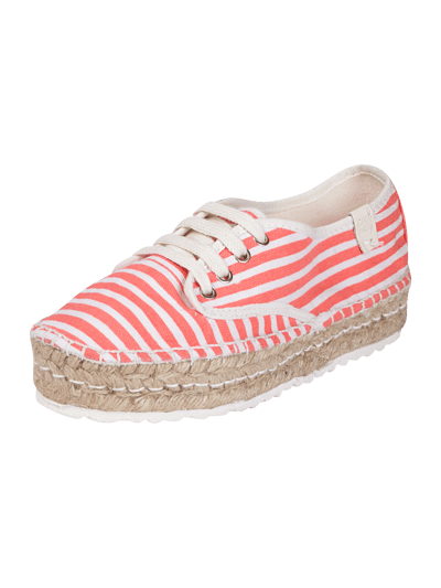 Coolway Plateau-Sneakers mit geflochtenem Besatz Rosa 1