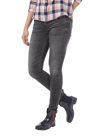 Tommy Hilfiger Stone Washed Skinny Fit 5-Pocket-Jeans (anthrazit  