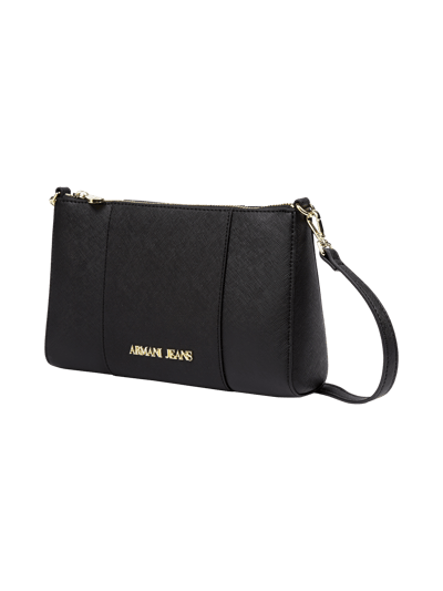 Armani Jeans Crossbody Bag mit Saffiano-Struktur Black 2