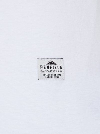 Penfield T-Shirt mit Kontrast-Brusttasche Weiß 6