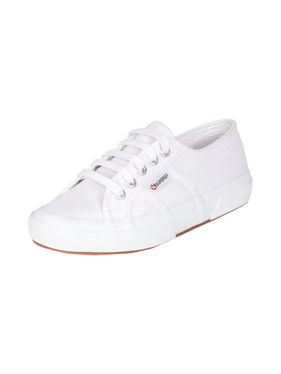 Superga Sneaker aus Textil mit Glitter-Effekt Weiss 1